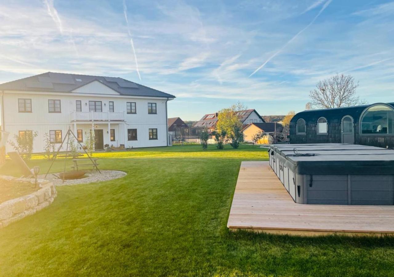 Tirolian Lodge North, Whirlpool, Sauna, Lagerfeuer Bundorf Exterior photo